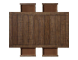 Joanna 59.5" 4-Drawer Dining Table, Brown
