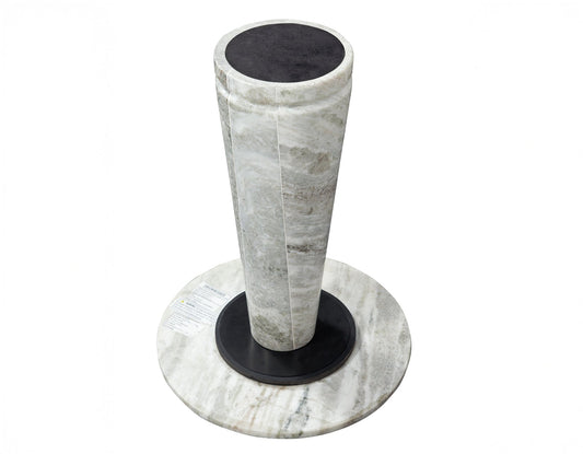 Joni 18″ Round Fantasy Brown Marble Accent End Table