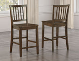 Joplin 5-Piece Counter Dining Set, Walnut Finish