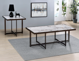 Kayley 23.25" Sintered Stone End Table