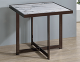 Kayley 23.25" Sintered Stone End Table