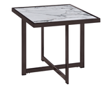 Kayley 23.25" Sintered Stone End Table