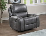 Keily Recliner, Manual Swivel, Glider, Grey