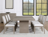 Lily 60-78" Dining Table w/18-inch Leaf