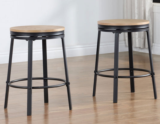 Magnolia 24" Backless Counter Stool, Swivel