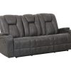 Marlow Manual Reclining, Charcoal