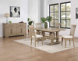 Napa 5-Piece 72-108-inch Dining Set, Sand (Table & 4 Side Chairs)