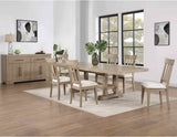 Napa 5-Piece 72-108-inch Dining Set, Sand (Table & 4 Side Chairs)