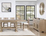Napa 5-Piece Counter Dining Set, Sand (Table & 4 Counter Chairs)