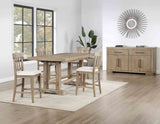 Napa 5-Piece Counter Dining Set, Sand (Table & 4 Counter Chairs)