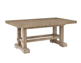 Napa 5-Piece 72-108-inch Dining Set, Sand (Table & 4 Side Chairs)