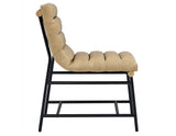 Nicco 20" Side Chair, Sand Vegan Leather Fabric