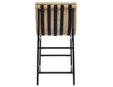 Nicco 24" Counter Stool, Sand Vegan Leather