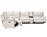 Olsen 6-Piece Sectional, Dual-Power Zero-Gravity Reclining, Dove