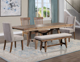 Riverdale 6-Piece Dining Set (Dining Table, 2 Arm Chairs, 2 Side Chairs and Bench)