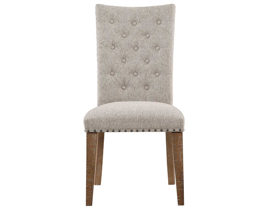 Riverdale Trestle Table with 4 Upholstered Side Chairs