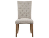 Riverdale Trestle Table with 4 Upholstered Side Chairs