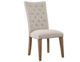 Riverdale Trestle Table with 4 Upholstered Side Chairs