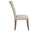 Riverdale Trestle Table with 4 Upholstered Side Chairs