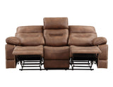 Rudger Manual Reclining Sofa, Chestnut