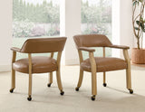 Rylie 6-Piece Game Dining Set, Natural Finish