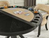 Rylie 6-Piece Game Dining Set, Black Finish $829.00