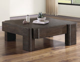 Salina Square Castered 3-Piece Table Set