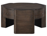 Salina 32.5″ Round Coffee Table with Casters