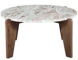 Shavon 3-Piece Solid Toronto Brown Marble Table Set