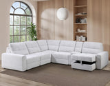 Snyder White 7-Piece Slider Sectional