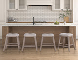 Taylor 5-Piece Faux-Marble Counter Dining Set
