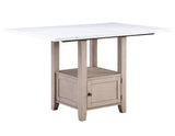 Taylor 5-Piece Faux-Marble Counter Dining Set