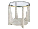 Wanda 3-Piece Glass Top Table Set with Castered Coffee Table