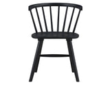 Willow 5 Piece 42-inch Round Dining Set, Black