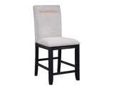 Yves 6-Piece Storage Counter Dining Set (Table, Bench & 4 Counter Chairs)