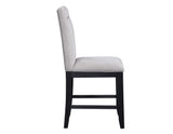 Yves 6-Piece Storage Counter Dining Set (Table, Bench & 4 Counter Chairs)