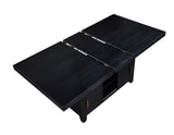 Yves 6-Piece Storage Counter Dining Set (Table, Bench & 4 Counter Chairs)