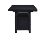 Yves 6-Piece Storage Counter Dining Set (Table, Bench & 4 Counter Chairs)