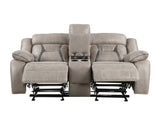 Tyson Reclining Glider Console Loveseat