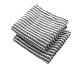 Striped Linen Hand Towels