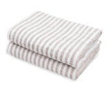 Striped Linen Hand Towels