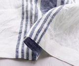 Navy Blue Striped Napkins Set of 4, 8 & More