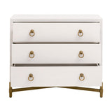 Strand Shagreen 3-Drawer Nightstand