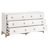 Strand Shagreen 6-Drawer Double Dresser