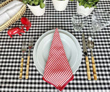 Red Dinner Napkins Set of 4