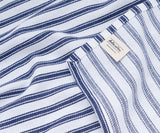 Capri Stripe Napkins - Navy blue