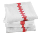 Herringbone Kitchen Towels - Red