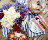 Italian Stripe Linen Napkins