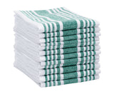 Red Linen Striped Napkins