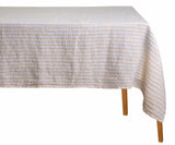 Linen Tablecloth - Rectangle Striped Tablecloths